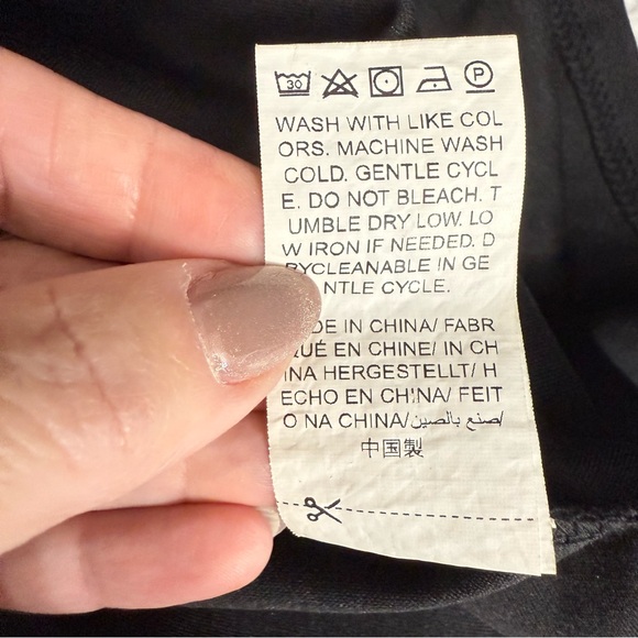 Black A-line midi dress with sheer mesh long sleeves size XL - Picture 9 of 10